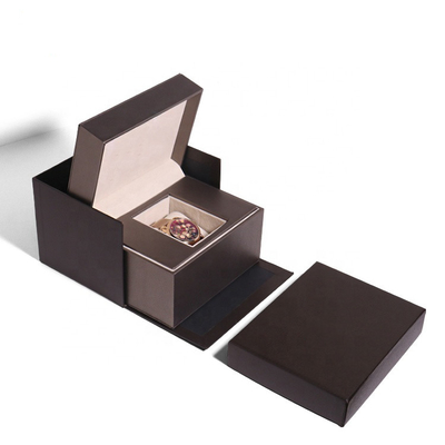 กล่องของขวัญกล่องใส่นาฬิกาขนาด 2.5 มม. กล่องของขวัญแม่เหล็กแบบพับได้ที่ใส่โฟม