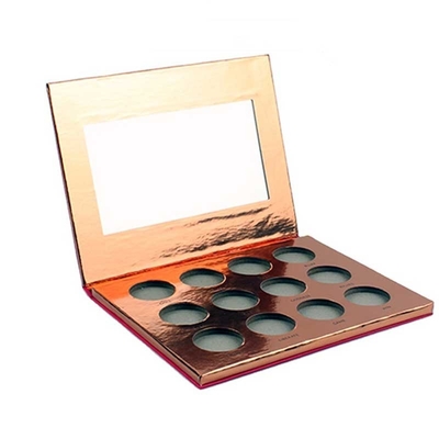 ซื้อ PMS Color Empty Eyeshadow Palette กล่องกระดาษแข็งสี่เหลี่ยมผืนผ้าระยิบระยับ online manufacture