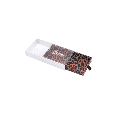 ซื้อ 300dpi Eyelash Magnetic Box PET กล่องของขวัญหน้าต่างเสือดาวใส online manufacture