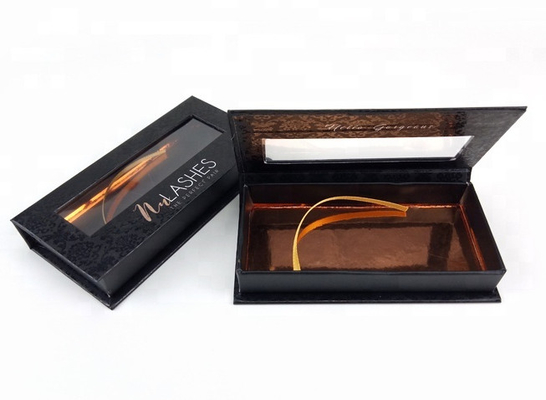 ซื้อ กล่องกระดาษบรรจุภัณฑ์ขนตาหรูหรา 3D 25 มม. พร้อมเคลือบ UV หน้าต่างพีวีซี online manufacture