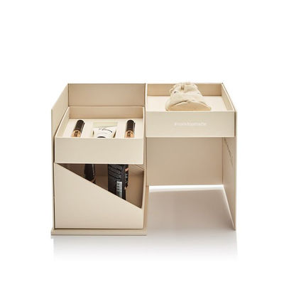 ซื้อ 350g C1S กระดาษรีไซเคิลกล่องของขวัญบรรจุภัณฑ์ขวดน้ำหอมเคลือบ UV online manufacture