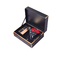 Spot UV Cosmetic Gift Box บรรจุภัณฑ์ 2mm Black Gold Paper Boxes