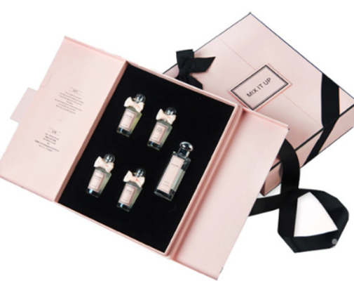300 CCNB กล่องบรรจุภัณฑ์น้ำหอมสุดหรู Complete Spot UV