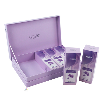 Oligopeptide Skin Care กล่องของขวัญเครื่องสำอางบรรจุภัณฑ์สี Pantone