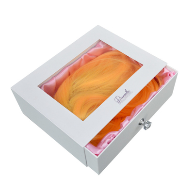 กล่องของขวัญลิ้นชักกระดาษแฟนซี 130g ผ้าไหมใส่กระดาษแข็งกล่องเครื่องสำอาง