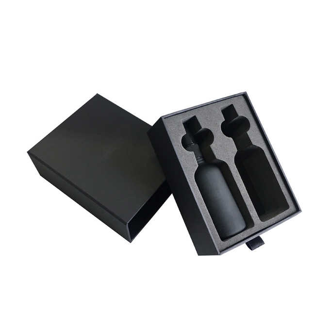 C1S C2S Essential Oil Roller บรรจุภัณฑ์กล่องของขวัญพับได้ด้วย Ribbon Eva Foam 1