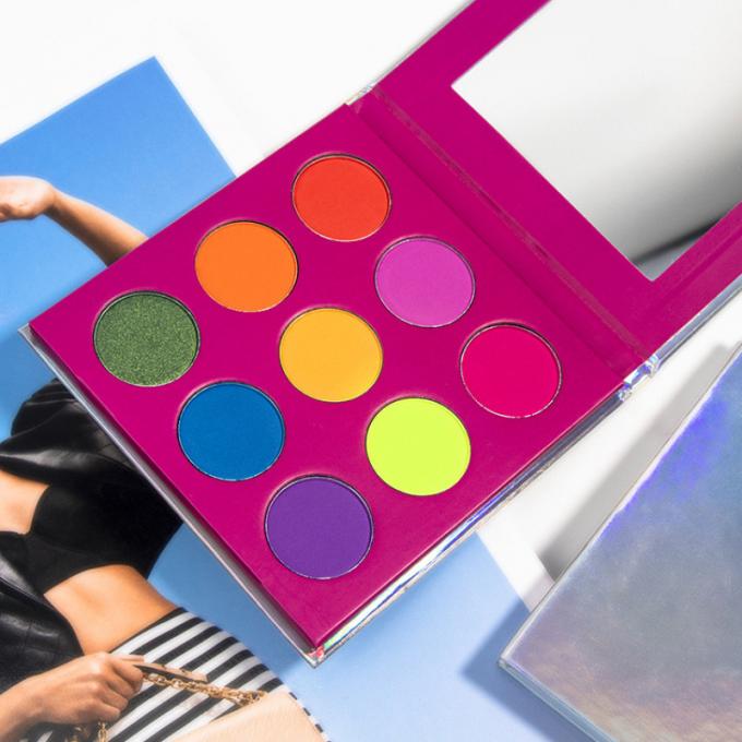 Pantone Empty Eyeshadow Palette กล่องกระดาษรีไซเคิล Matte Varnishing 1