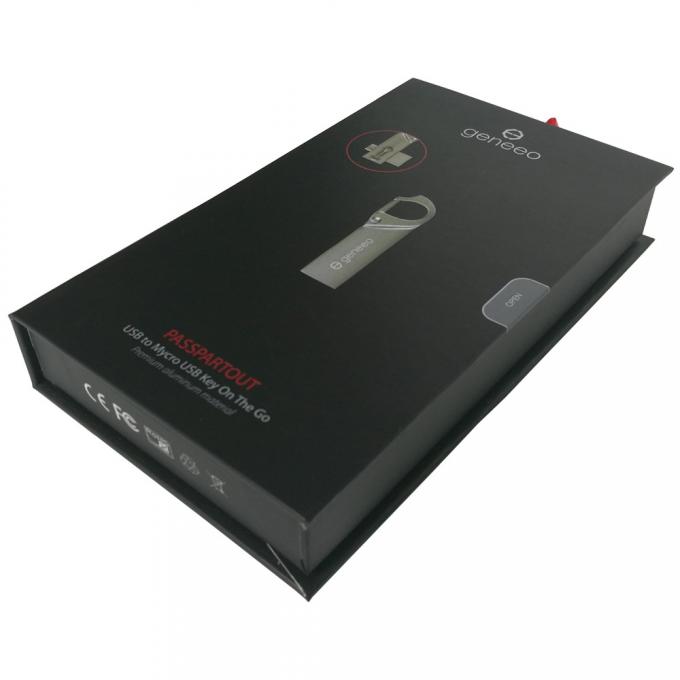 OEM ODM Tuck กล่องกระดาษแข็งด้านบนบรรจุภัณฑ์อิเล็กทรอนิกส์เคลือบด้าน 2