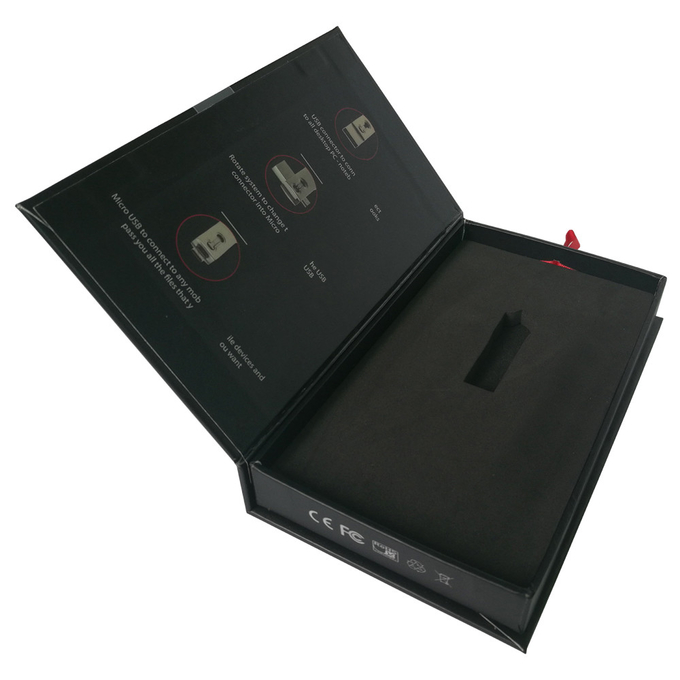 OEM ODM Tuck กล่องกระดาษแข็งด้านบนบรรจุภัณฑ์อิเล็กทรอนิกส์เคลือบด้าน 1