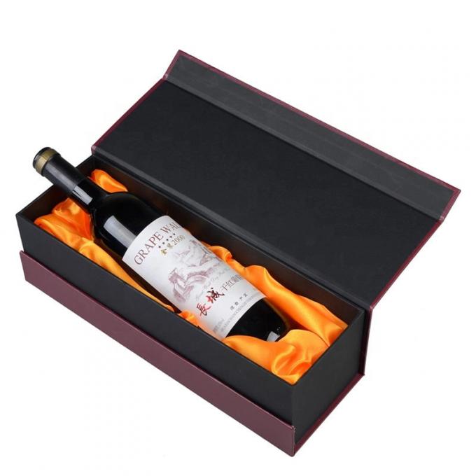 1500gsm 1800gsm Liquor Hard Gift Boxes บรรจุภัณฑ์เคลือบเงา 0